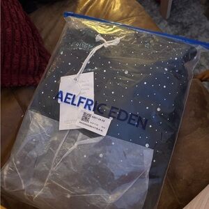 Aelfric Eden Black Rhinestone Hoodie